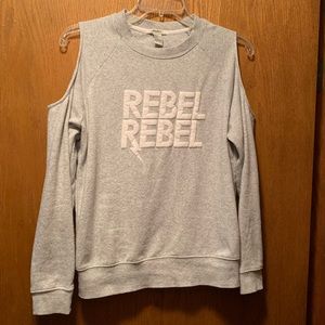 Forever 21 Cold Shoulder Sweatshirt